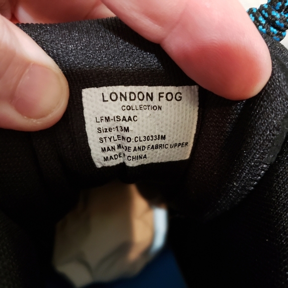 London‎ Fog ISAAC High‑Top Sneaker Boots, Memory Foam, Men’s 13 M — Black main image 5